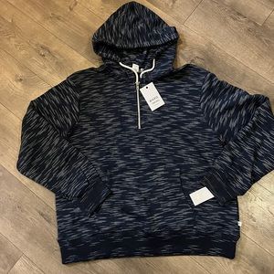 Reverse Threads 1/4 Zip Hoodie Size Medium New